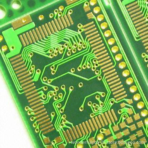 Electronic Circuit with Blue Solder Mask and 2.4mm Board Thickness, Used for Electronic Products